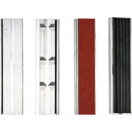 Губки змінні до лещат м'які YATO: b= 150 мм, з алюмінієвою основою і магнітним кріпленням, 4 пари