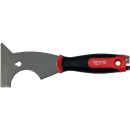 Скребок з нержавіючої сталі YATO з комбінованими конфігураціями лез, 2-компонентна ручка