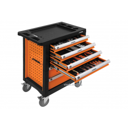 Шафа з інструментами на колесах STHOR 975 х 765 х 465 мм з 6 шухлядами 302 шт