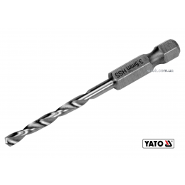 Свердло по металу YATO 3.5 x 70/38 мм HEX-1/4