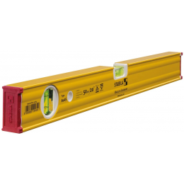 Рівень STABILA Type 80 AS-2 : L= 50 см, 3 капсули. ударостійкий профіль (ребр.жостк) аморт. ковпачки