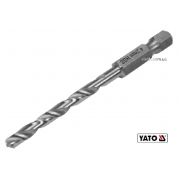 Свердло по металу YATO 4.2 x 75/43 мм HEX-1/4