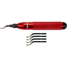 Ніж для знімання фаски і задирок універсальний YATO, l= 135 мм, алюміній/ сталь, 5 запасних лез