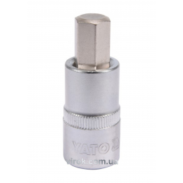 Головка торцева з насадкою викрутковою HEX YATO 1/2