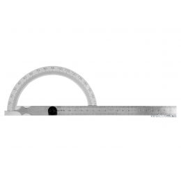 Кутомір-транспортир з лінійкою YATO 150 х 250 мм