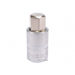 Головка торцева з викрутковою насадкою HEX YATO 1/2