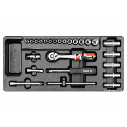 Вклад до інструментальної шафи YATO торцеві ключі 1/4