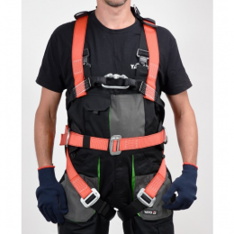 Шлейки безпеки з лямками і стегновим пасом YATO для висотних робіт, поліестерові