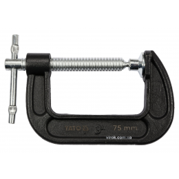 Струбцина G-подібна YATO 75 мм (3