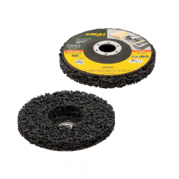 Круг зачистной из нетканого абразива (коралл) Т27 Ø125×22.23мм черный мягкий SIGMA (9176761)