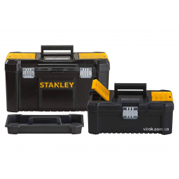 Ящик для інструментів пластиковий STANLEY 48 х 26 х 25 см з додатковим ящиком