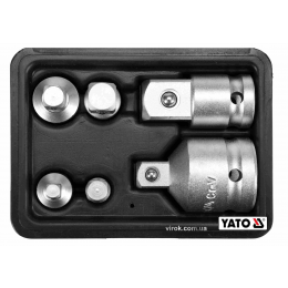 Набір перехідників для торцевих головок YATO 6 шт