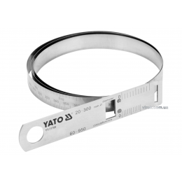 Циркометр сталевий YATO для кола- 60-950 мм і діаметра 20-300 мм з метричною і дюймовою шкалами