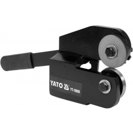 Ножиці по листовому металу t= 1.2-2 мм з дисковими різцями YATO: важіль l= 290 мм, плита- 70х 55 мм