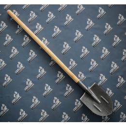 Лопата штикова VIROK з держаком РС (рейкова сталь)