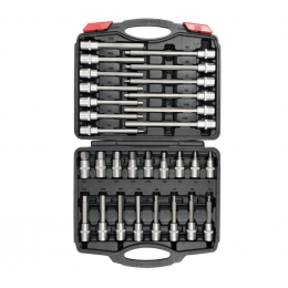 Набір головок торцевих з 6-гранними насадками YATO до квадрату 1/2