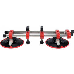 Регулятор шва при викладанні керамічної плитки YATO з 2 присоск Ø= 150мм і 2 напрямн штангами- 44 см