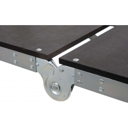 Риштування складане на 2 колес YATO з платфор- 104х 40см висота- 90см, 154x 113.5x 86см, з алюмінію