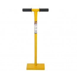 Трамбувач бруківки ручний VOREL, 8,5 кг, вис.- 82 см, платформа- 250х 120х 30 мм