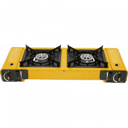 Плита газовая двухконфорочная с пьезоподжигом и адаптером Comfort (кейс) SIGMA (2903461)