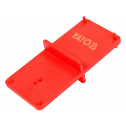 Шаблон розмічальний YATO для встановлення дверних завісів 35/40 мм, 85х 40х 22 мм