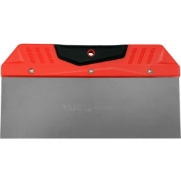 Шпатель для фінішного шпаклювання YATO, 250 мм t= 0.5 мм з нержавіючої сталі