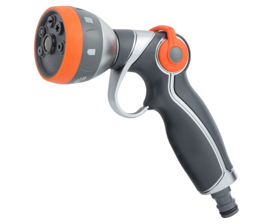 Фото 3 - Пистолет-распылитель 7-ми режимный плавающий курок (AL+TPR) FLORA (5011394)