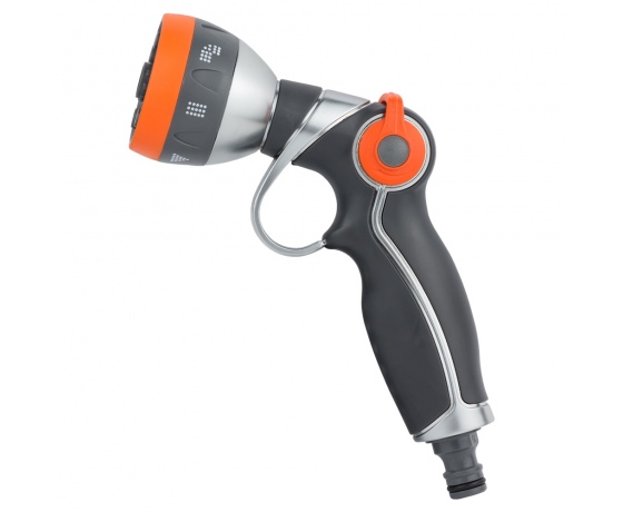 Фото 2 - Пистолет-распылитель 7-ми режимный плавающий курок (AL+TPR) FLORA (5011394)