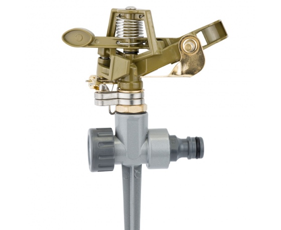 Фото 6 - Дождеватель импульсный на металлическом колышке (BRASS+AL) FLORA (5013224)