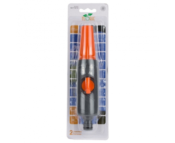 Фото 12 - Насадка-распылитель 2-х режимный (ABS+TPR) FLORA (5011614)