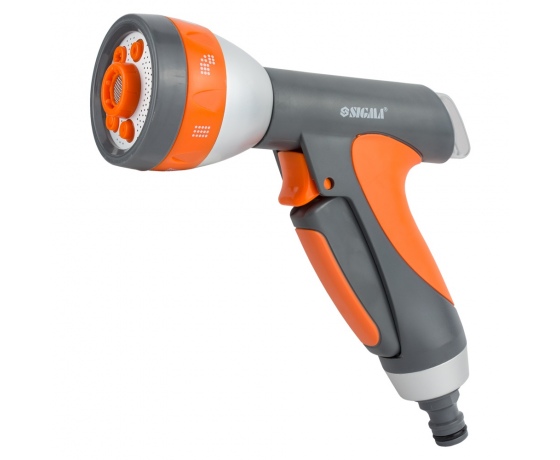 Фото 4 - Пистолет-распылитель 7-ми режимный (ABS+AL+TPR) FLORA (5011274)