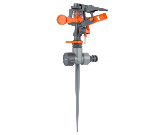 Фото 4 - Дождеватель импульсный на металлическом колышке (ABS+AL) FLORA (5013234)