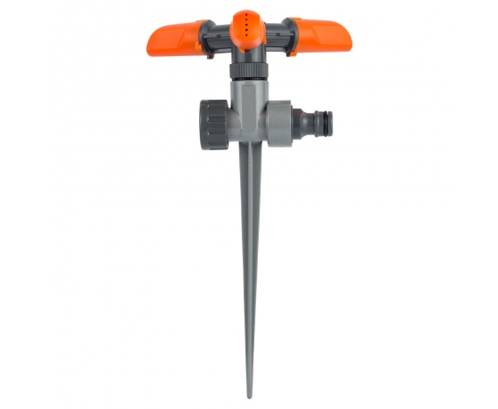 Фото 2 - Дождеватель круговой на металлическом колышке (ABS+AL) FLORA (5013284)