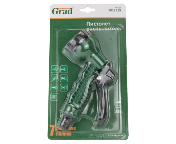 Фото 15 - Пистолет-распылитель 7-ми режимный (ABS) GRAD (5012515)