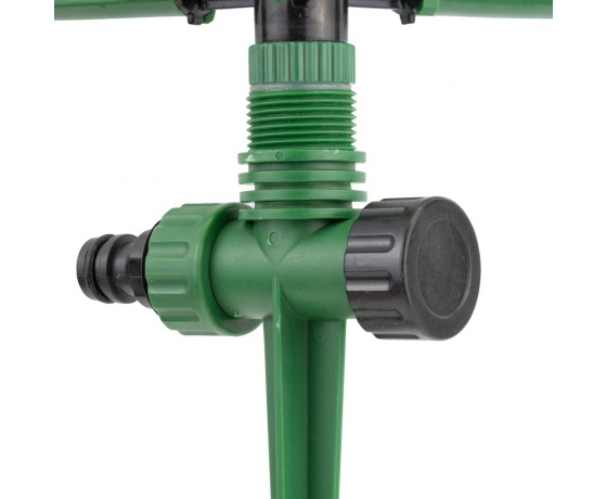 Фото 7 - Дождеватель круговой на пластиковом колышке с верхней подачей (ABS) GRAD (5014105)