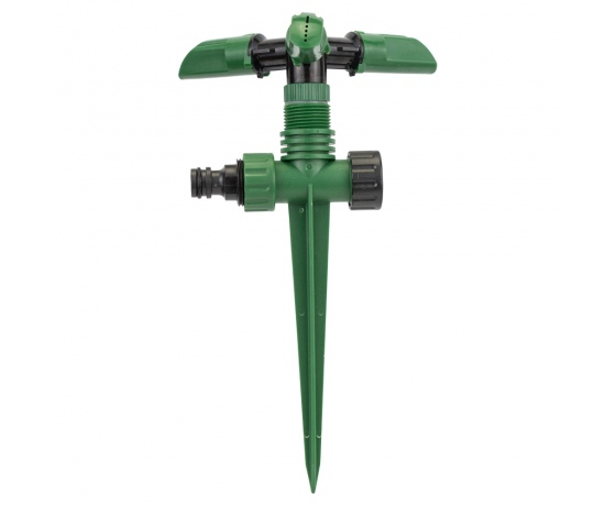 Фото 2 - Дождеватель круговой на пластиковом колышке с верхней подачей (ABS) GRAD (5014105)