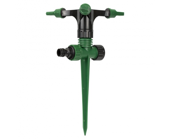 Фото 3 - Дождеватель круговой на пластиковом колышке с боковой подачей (ABS) GRAD (5014115)