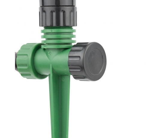 Фото 8 - Дождеватель круговой на пластиковом колышке с боковой подачей (ABS) GRAD (5014115)