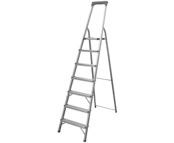Фото 2 - Стремянка алюминиевая 7 ступеней SIGMA (5036654)