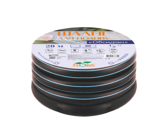 Фото 2 - Шланг для полива Обсидиан 4 слоя армированный ½