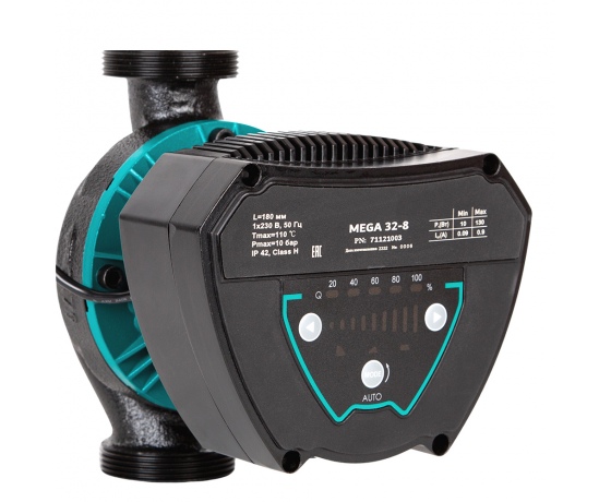 Фото 2 - Насос циркуляционный энергосберегающий 6-90Вт Hmax 6м Qmax 108л/мин Ø2