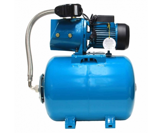 Фото 3 - Станция 1.1кВт Hmax 48м Qmax 85л/мин (самовсасывающий насос) 50л Украина AQUATICA (775084/50)