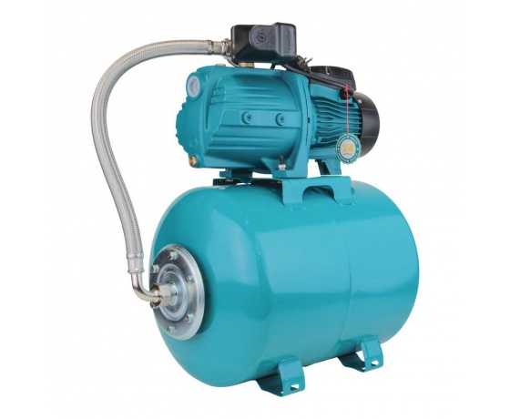 Фото 3 - Станция 0.9кВт Hmax 48м Qmax 85л/мин (самовсасывающий насос) 50л Украина LEO (775386/50)