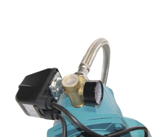 Фото 5 - Станция 0.9кВт Hmax 48м Qmax 85л/мин (самовсасывающий насос) 50л Украина LEO (775386/50)