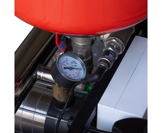 Фото 7 - Cтанция повышения давления 2×1.1кВт Hmax 58м Qmax 120л/мин нерж 24л + частотное регулирование LEO 3.0 (2ECHm4-60-2AVF-1.1M-24)