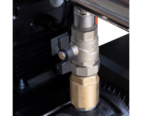 Фото 9 - Cтанция повышения давления 2×1.1кВт Hmax 58м Qmax 120л/мин нерж 24л + частотное регулирование LEO 3.0 (2ECHm4-60-2AVF-1.1M-24)