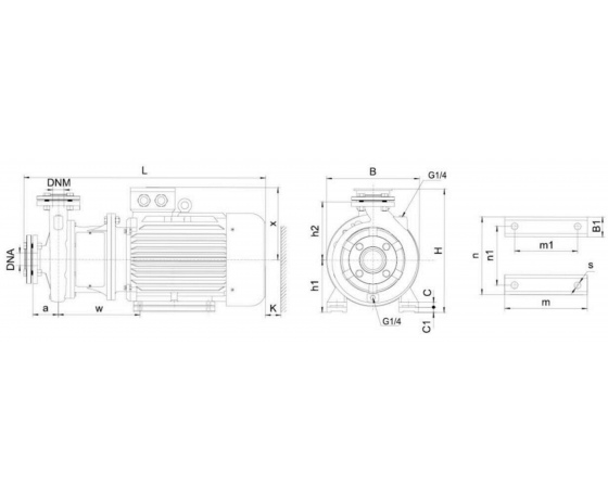 Фото 3 - Насос центробежный горизонтальный 380В 9.2кВт H 50.5(42)м Q 1200(833)л/мин LEO 3.0 XST50-200/92 (7715893)