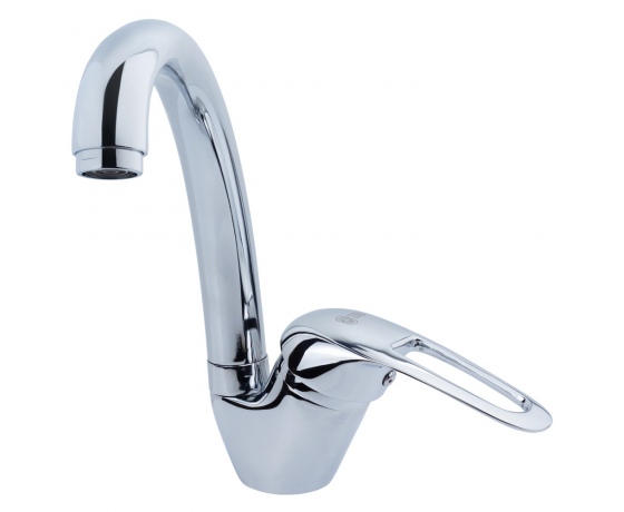 Фото 2 - Смеситель SF Ø40 для кухни гусак ухо на гайке TAU SF-4B139C (9810110)