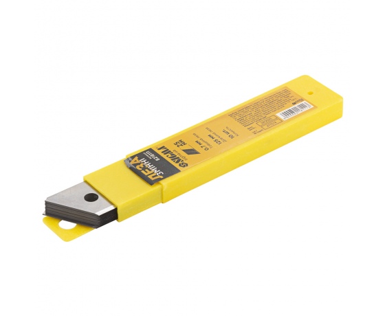 Фото 3 - Лезвия сменные прямые 25×125×0.7мм 6 сегментов 10шт SIGMA (8218111)