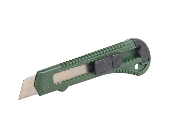 Фото 4 - Нож сегментный лезвие 18мм корпус пластиковый автоматический замок GRAD (8215365)